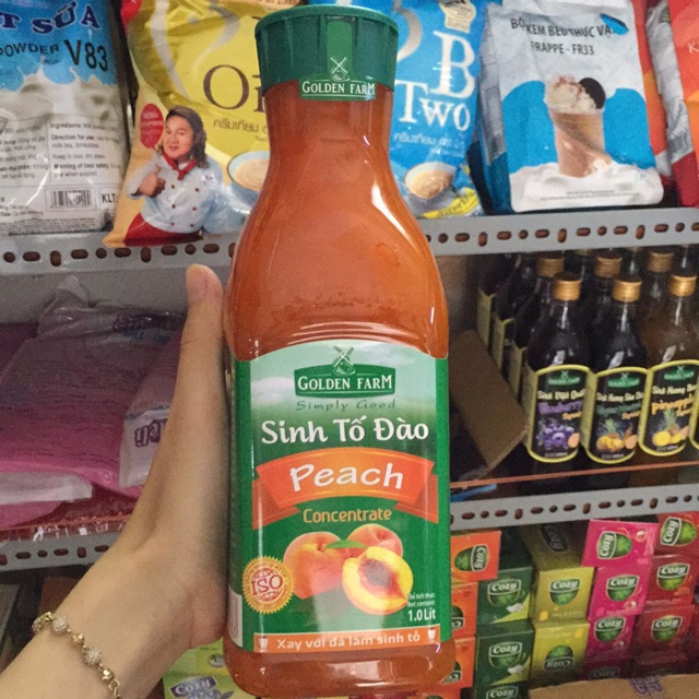 Sinh tố Golden Fram Đào 50% 1L