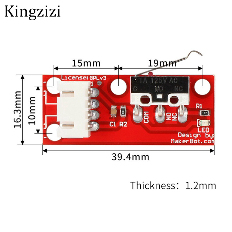 Công Tắc Phụ Tùng Cao Cấp Cho Máy In 3d End stop Limit Switch+ Cable 3D Printer RAMPS 1.4