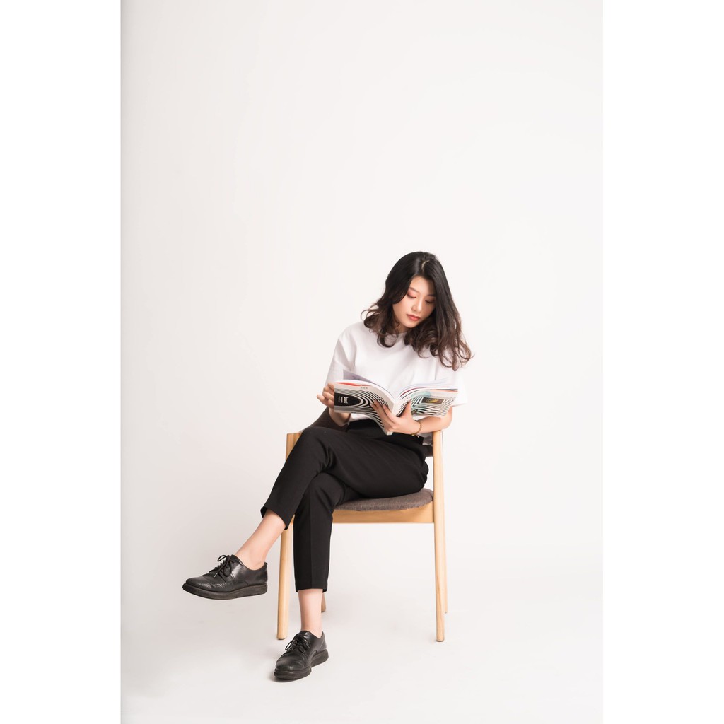 Áo phông nữ trắng co giãn 4 chiều Chewing Gum