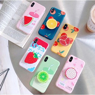 Ốp Iphone Dẻo Trái Cây + Pop