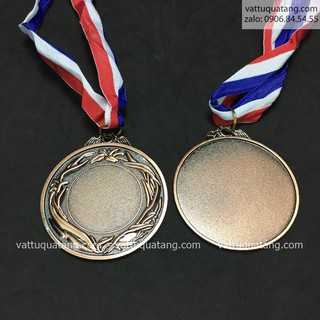 Phôi huy chương lá lúa- màu đồng