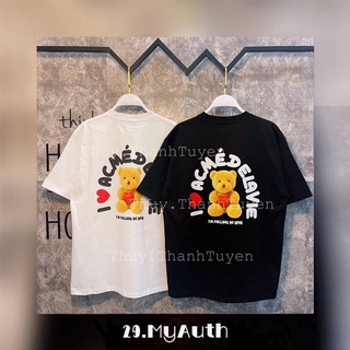 Áo thun ADLV (chính hãng) I-LOVE-BEAR BLACK-WHITE