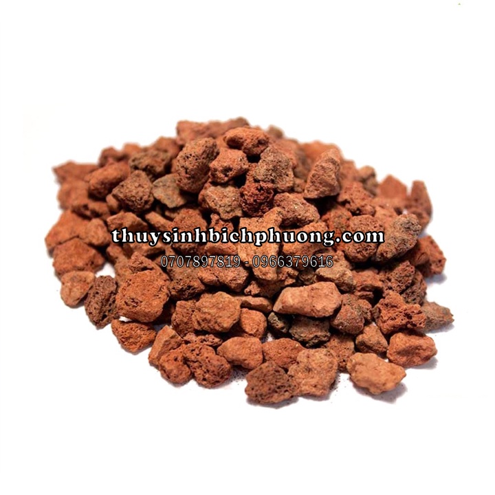 ĐÁ NHAM THẠCH ĐỎ 1KG | VẬT LIỆU LỌC HỒ THUỶ SINH - TRẢI NỀN LÓT VI SINH CHO HỒ THỦY SINH