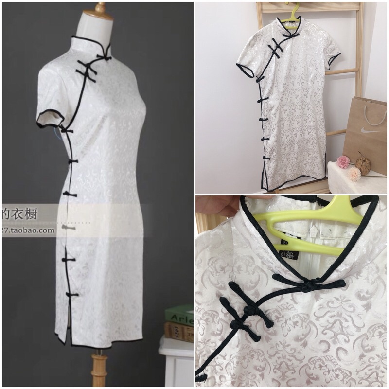 Sườn xám hạc sơn thuỷ siêu đỉnh