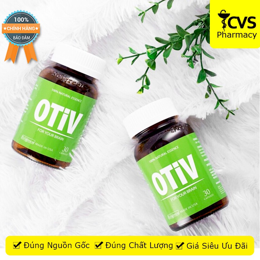 Viên Uống OTiV - Cải Thiện Đau Nửa Đầu Tăng Cường Trí Nhớ