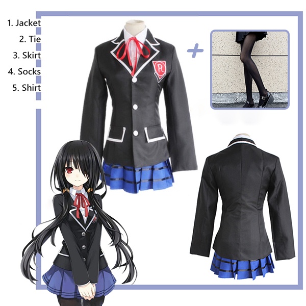 Bộ Đồ Hóa Trang Nhân Vật Tokisaki Kurumi Trong Anime Date A Live
