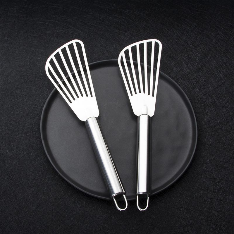 FLEXIBLE Xẻng Nấu Ăn Chuyên Nghiệp Bằng Thép Không Gỉ