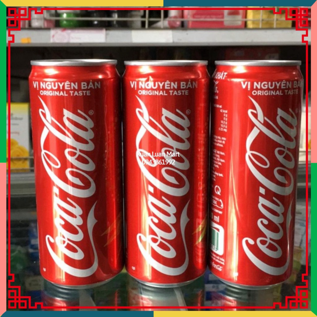 (HOT LIKE) Nước Ngọt Coca Vị Nguyên Bản Lon 330ml
