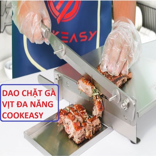 Dao Chặt Gà Đa Năng, Chặt xương, thái thịt đông lạnh COOKEASY (Bản CE800) - Kích thước lớn: 26x35x10 (cm) KL4.2 Kg