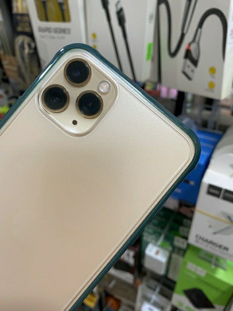 Ốp Lưng Nhám Viền Xanh Rêu 6plus 7plus 8plus X XS XSMAX 11 PRO MAX