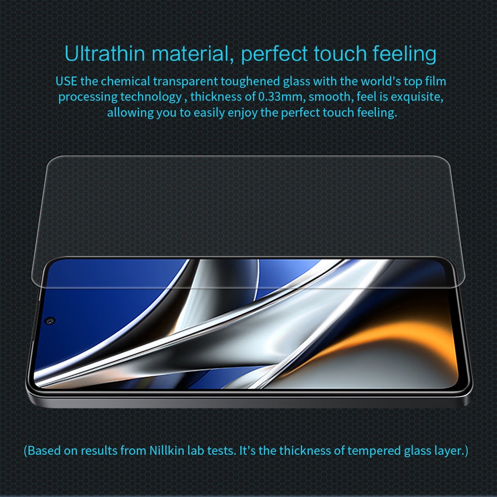 Kính cường lực Nillkin trong suốt 9h cho Xiaomi Poco X4 Pro 5G
