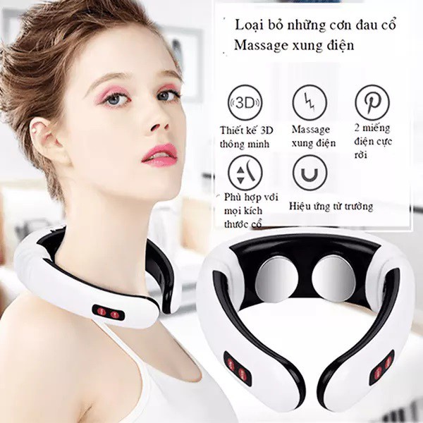 ✅ Máy Massage Cổ Vai Gáy HAO XIANG HX-5830 | Ngăn Ngừa Thoái Hóa Đốt Sống Cổ -VT0780 | Y Tế Vạn Thành