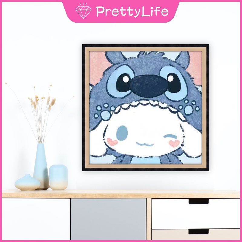 DISNEY Bộ Tranh Đính Đá 5D Tự Làm Trang Trí Nhà Cửa 40x40cm / 50x50cm