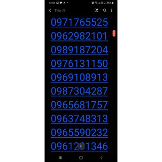 bán sim đầu 09 viettel giá rẻ