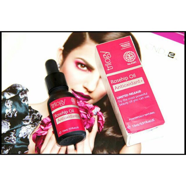 Free Ship Trilogy Rosehip Oil Antioxidant 30ml tinh dầu tầm xuân