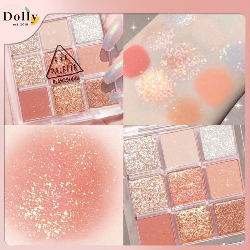 [Freeship-Hàng chính hãng] Bảng phấn mắt lấp lánh nhóng nhánh nhũ vàng siêu hàn quốc