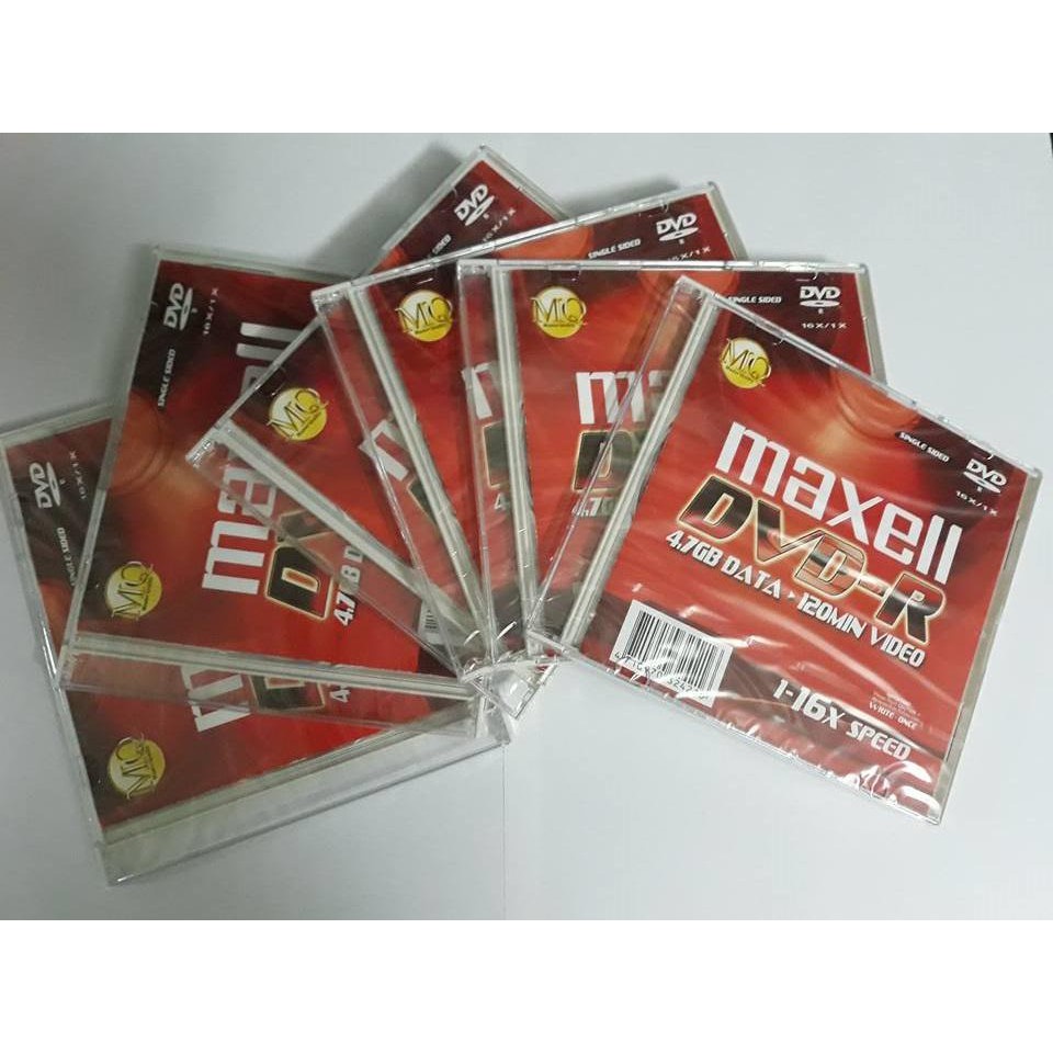 Đĩa Trắng DVD-R Maxcel Có Hộp (Đĩa + Vỏ Hộp Nhựa Mika)