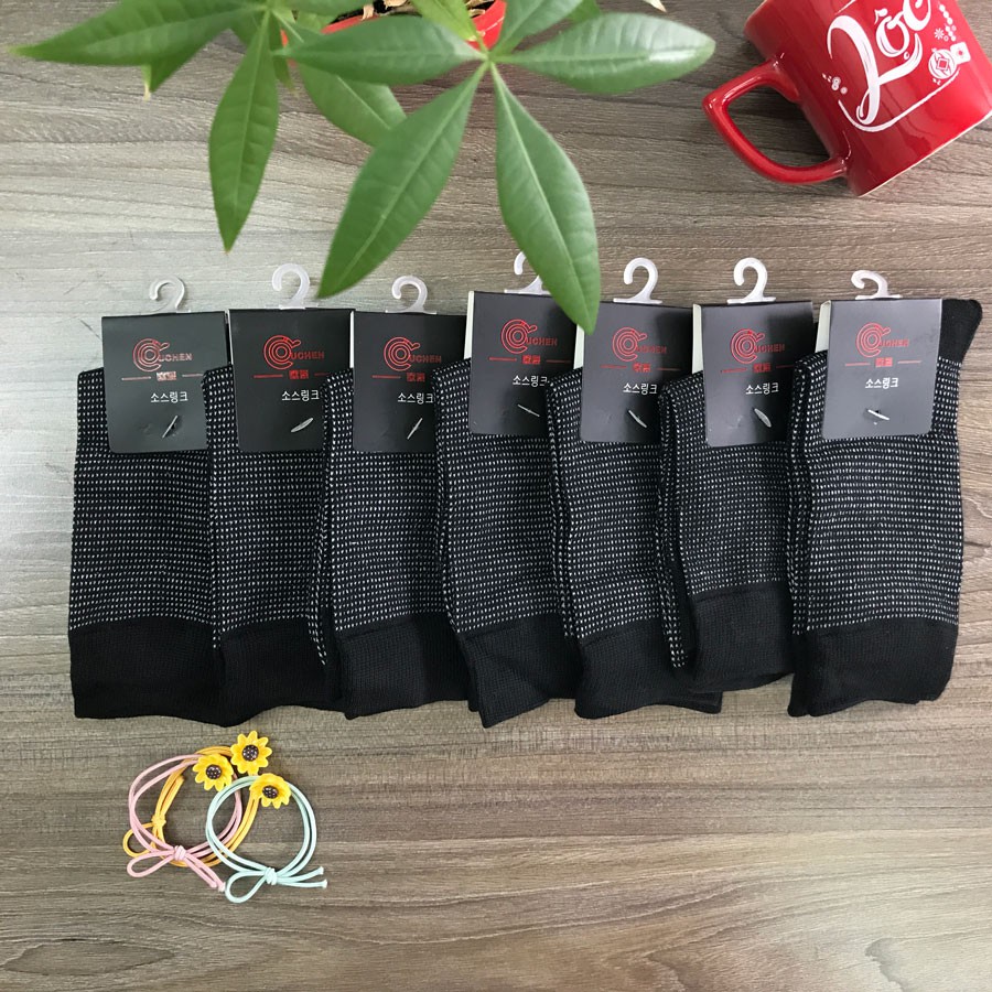 [Hộp 7 đôi] Tất Nam Đi Giày Tây GOM, Vớ Tuần Mang Giày Tây Nam 7 đôi sử dụng 7 ngày - TATGIAYTAY01-CB7