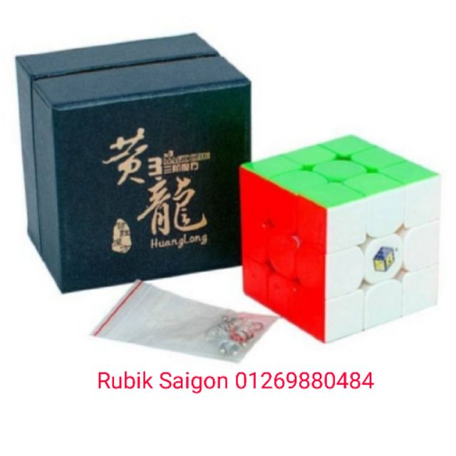 Yuxin HuangLong 3x3 Stickerless - Viền đen