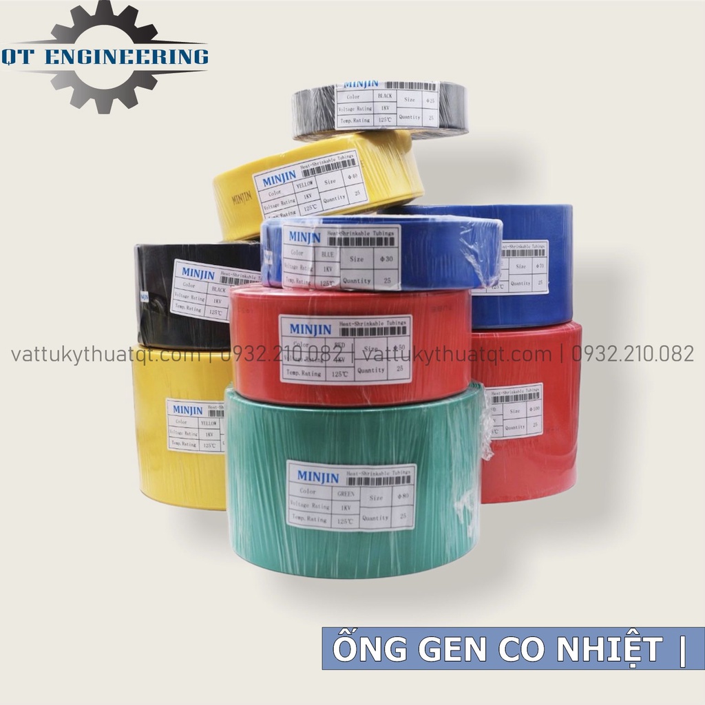 Ống Gen Co Nhiệt Phi 5-12mm | Cuộn 100M