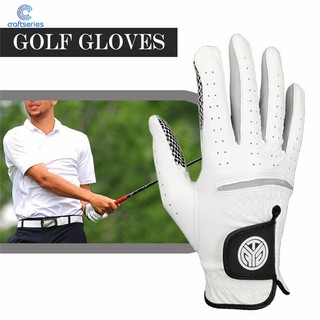 CR 1pcs Men's Little Sheepskin Golf Gloves Anti-Slip Wear-resistant Breathable Golf Gloves