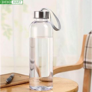 Bình thủy tinh trơn có quai xách 500ml