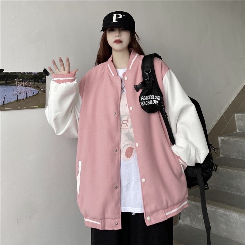 Áo khoác bomber basic big size 100kg nam nữ