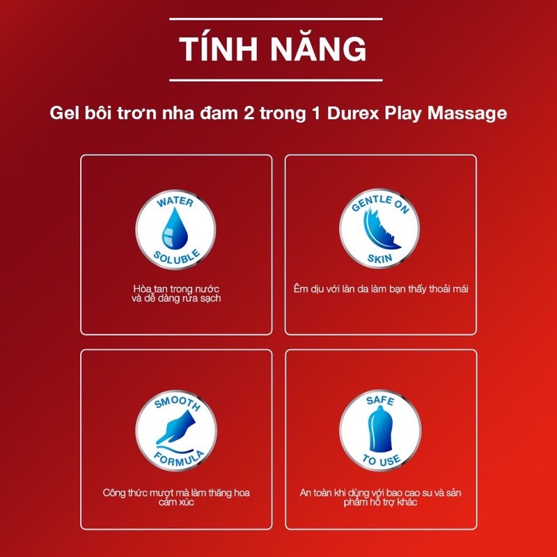 Gel Bôi Trơn Durex Play Massage Play 2in1 200ml