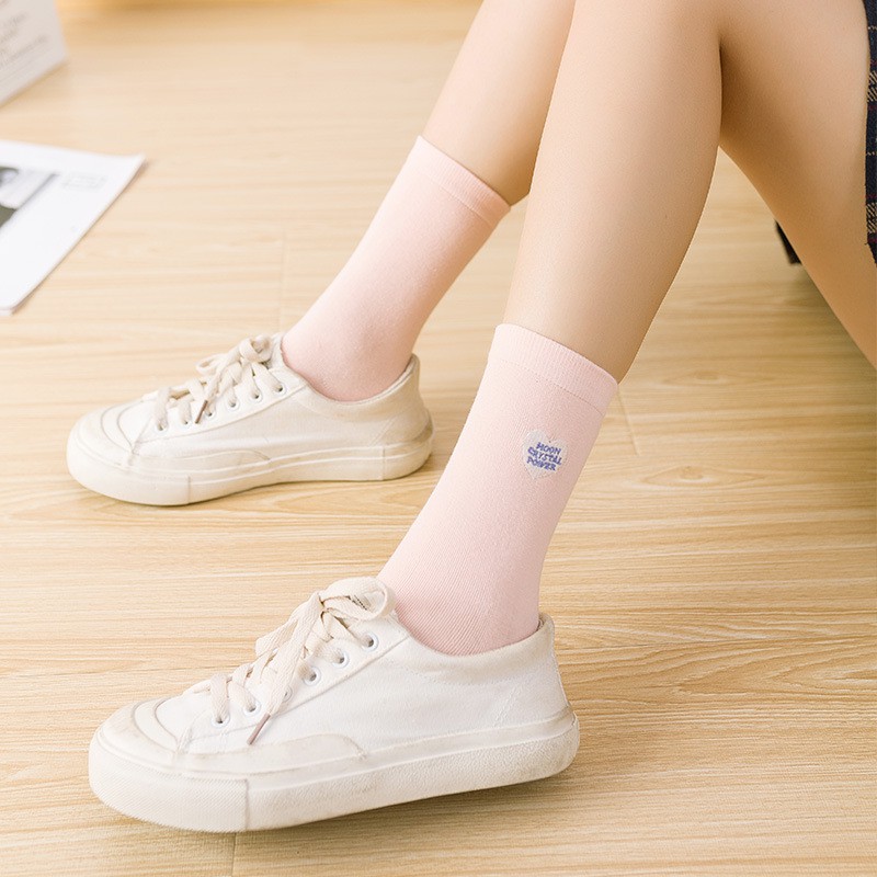 [Mã FAMARAL1 giảm 10K đơn 50K]❤️FREESHIP❤️ Tất Nữ Nhún Cổ Cao gân tăm Phong Cách Vintage Hàn Quốc TA052