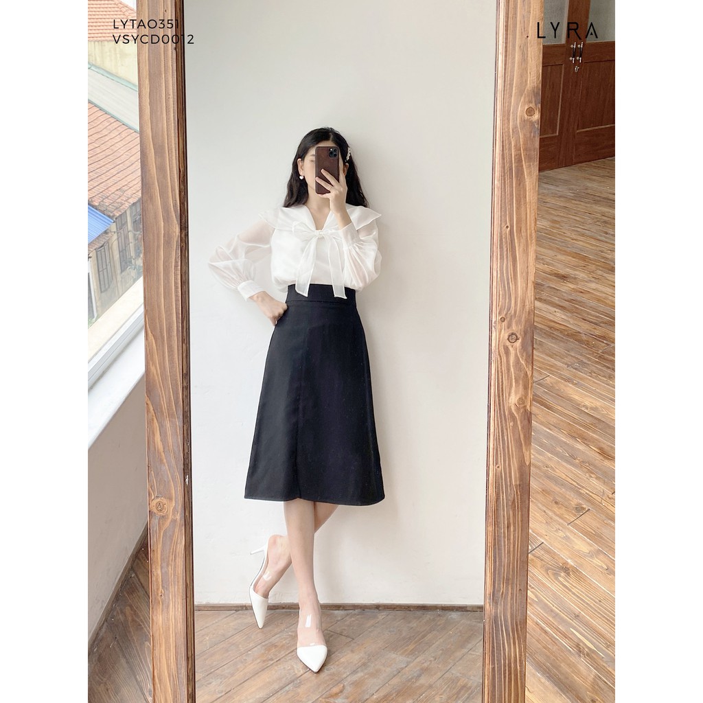 [Mã WABRLOW5 giảm 15% đơn 300K] Chân váy kaki dài LYRA cạp cao nhã nhặn nữ tính - VSYCD0012 | BigBuy360 - bigbuy360.vn