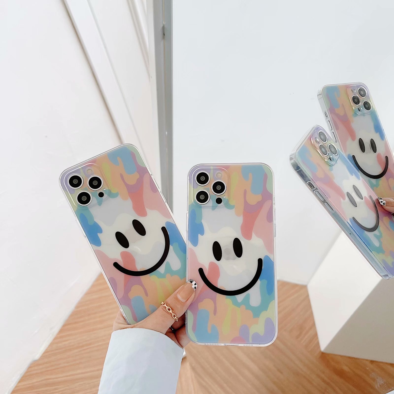Ốp silicon Chống Sốc Hình Cầu Vồng Thời Trang Cho Iphone 12pro Max 12mini 11pro Max Xs Max Xr Se 2020 7 8 Plus | BigBuy360 - bigbuy360.vn