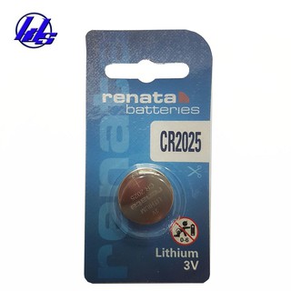 Pin CR2025 Renata lithium 3V chính hãng- Vỉ 1 viên