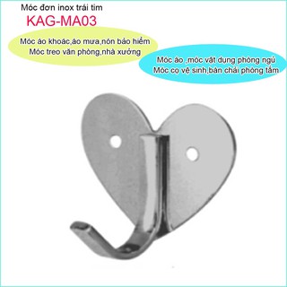 MÓC ÁO ĐƠN INOX ROCA KAG-MA03