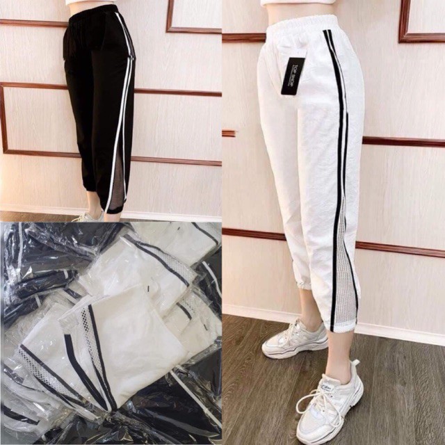 Quần Baggy Lưới Sườn PHỐI SỌC Cực Chất Hot Hit