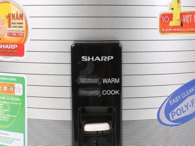 [Mã ELHADEV giảm 4% đơn 300K] [Sharp Thái] Nồi Cơm Điện Sharp Thái KS-1800T