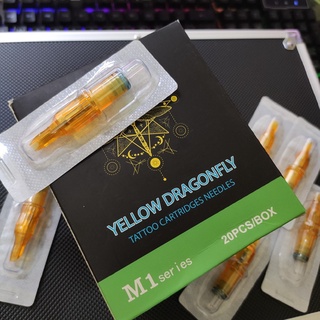 Hộp 20 kim xăm máy Pen , kim Pen M1 tô màu , kim Yellow Dragonhawk