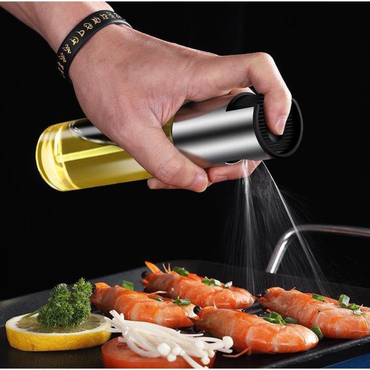 Bình xịt dầu ăn phun sương cho nồi chiên không dầu, nướng BBQ tiện dụng