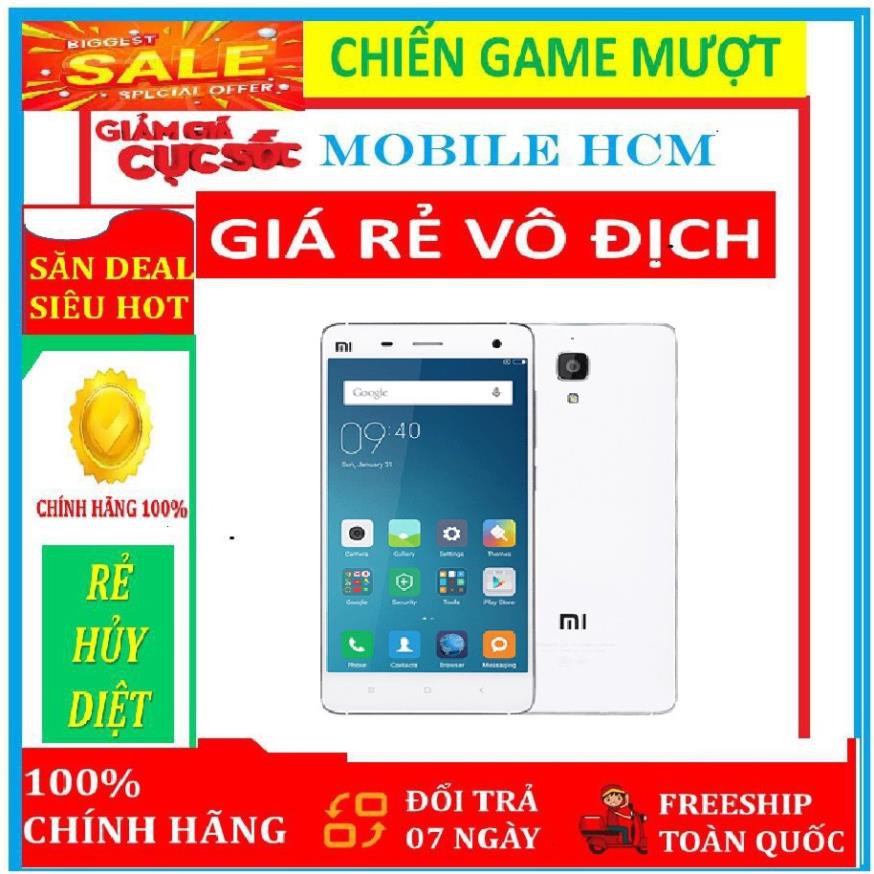 Điện thoại CHÍNH HÃNG XIAOMI MI4 mới - RAM 3GB - ROM 16GB . Chiến PUBG - FREE FIRE - LIÊN QUÂN mượt