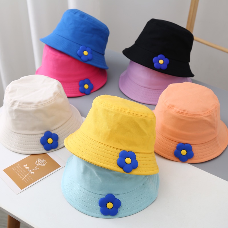 Nón Vành Cotton Chống Nắng Phong Cách Hàn Quốc Thời Trang Xuân Thu Cho Bé Gái
