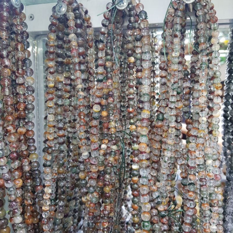 Vòng Tay T.Anh Ưu Linh Ngũ Sắc 6 Ly Đeo Ba Vòng