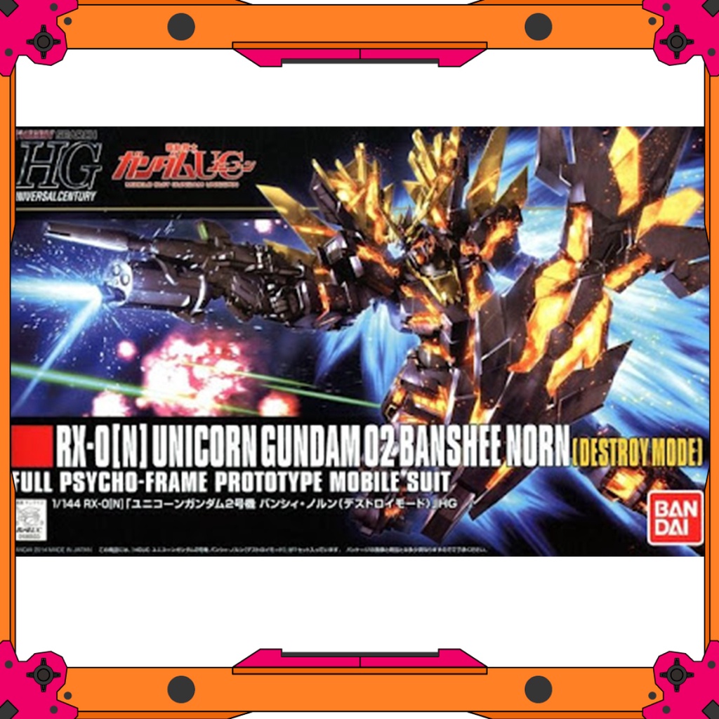 Mô Hình Gundam HG UC Gundam Unicorn 02 Banshee Norn (Destroy Mode)
