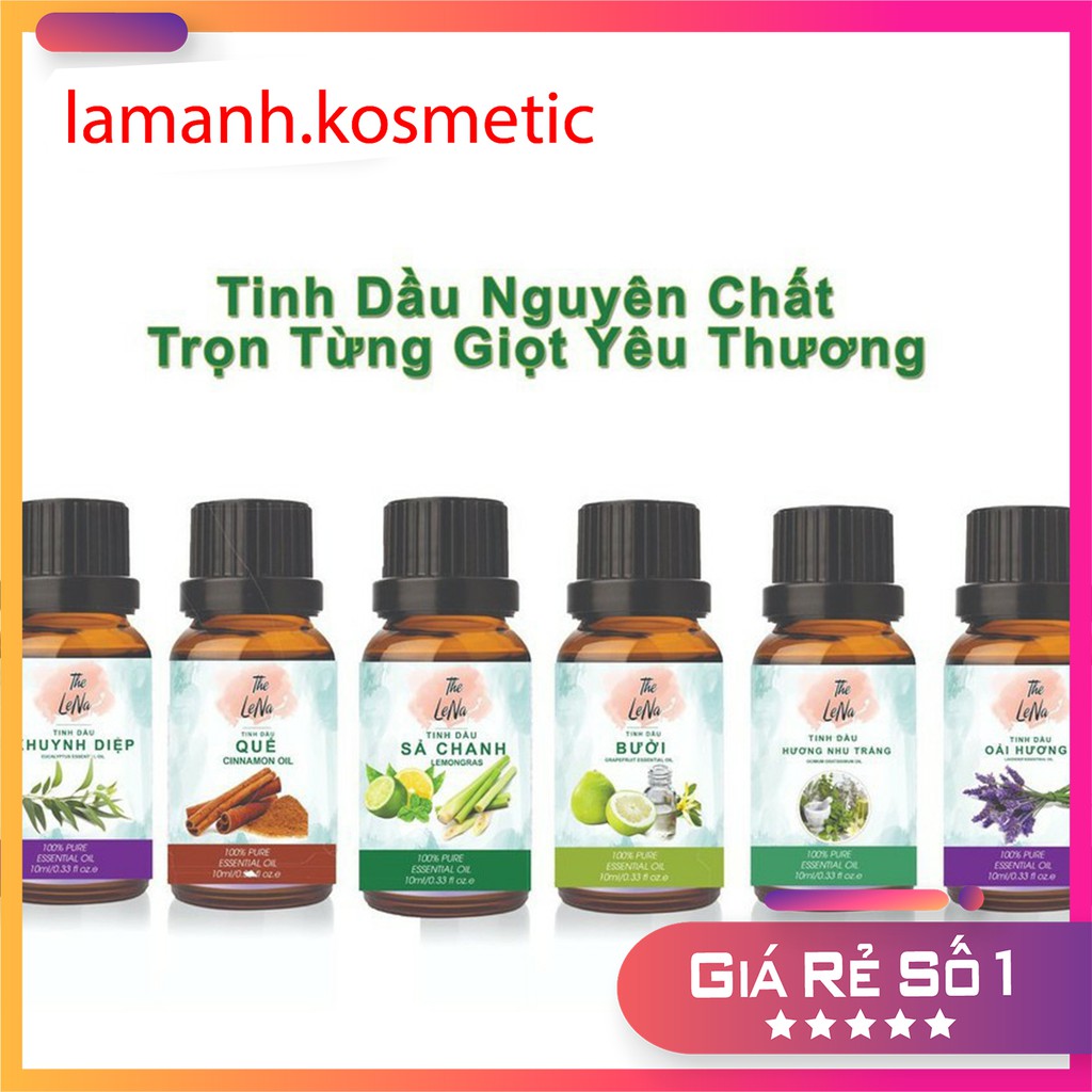 Tinh dầu thơm phòng nguyên chất  tinh chất thiên nhiên THE LENA 10ML