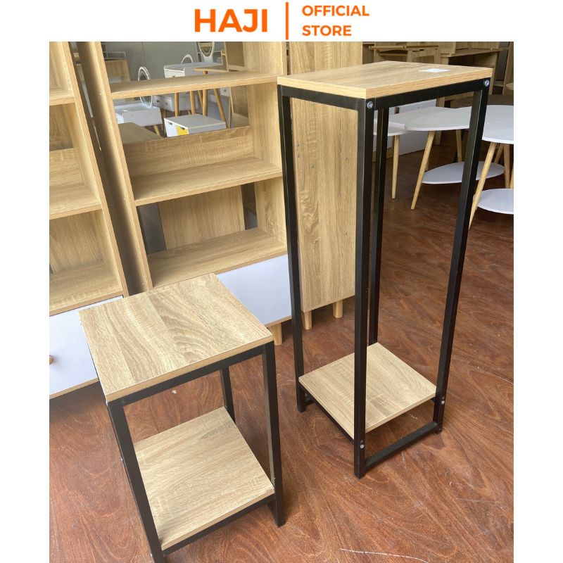 Kệ để cây cảnh trang trí phòng khách HAJI chân sắt chịu lực tốt C48