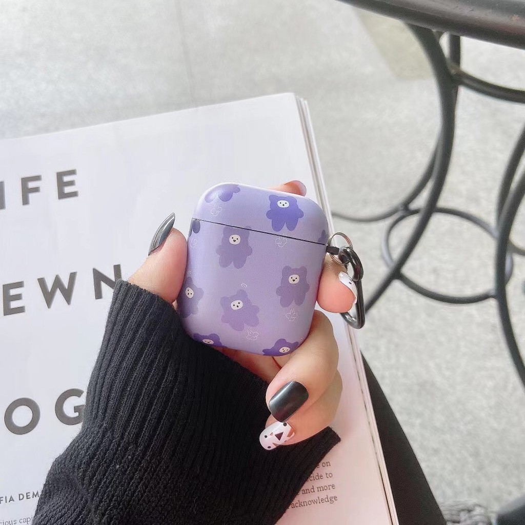 Vỏ Bảo Vệ Hộp Sạc Tai Nghe Airpods Pro 1 / 2 Chống Rơi Họa Tiết Hoạt Hình Phong Cách Hàn Quốc | BigBuy360 - bigbuy360.vn