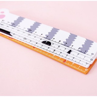 Thước kẻ bò sữa 12cm.