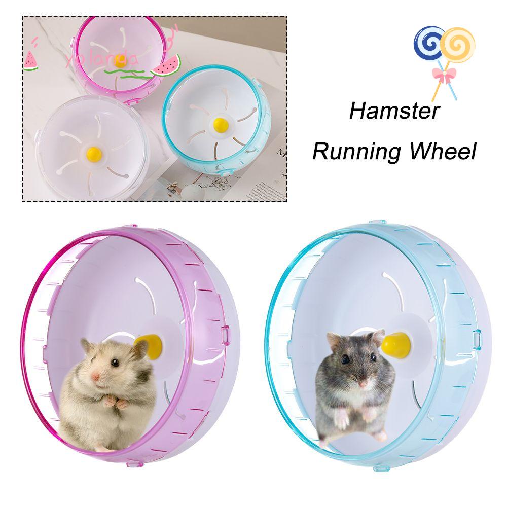 ☆YOLA☆ Disc Toy Hamster Running Wheel Small Animal Accessories|Bear Gerbil Cage Exercise Wheels Pet Supplies Jogging Wheel Gifts Sports Guinea Pig/Multicolor