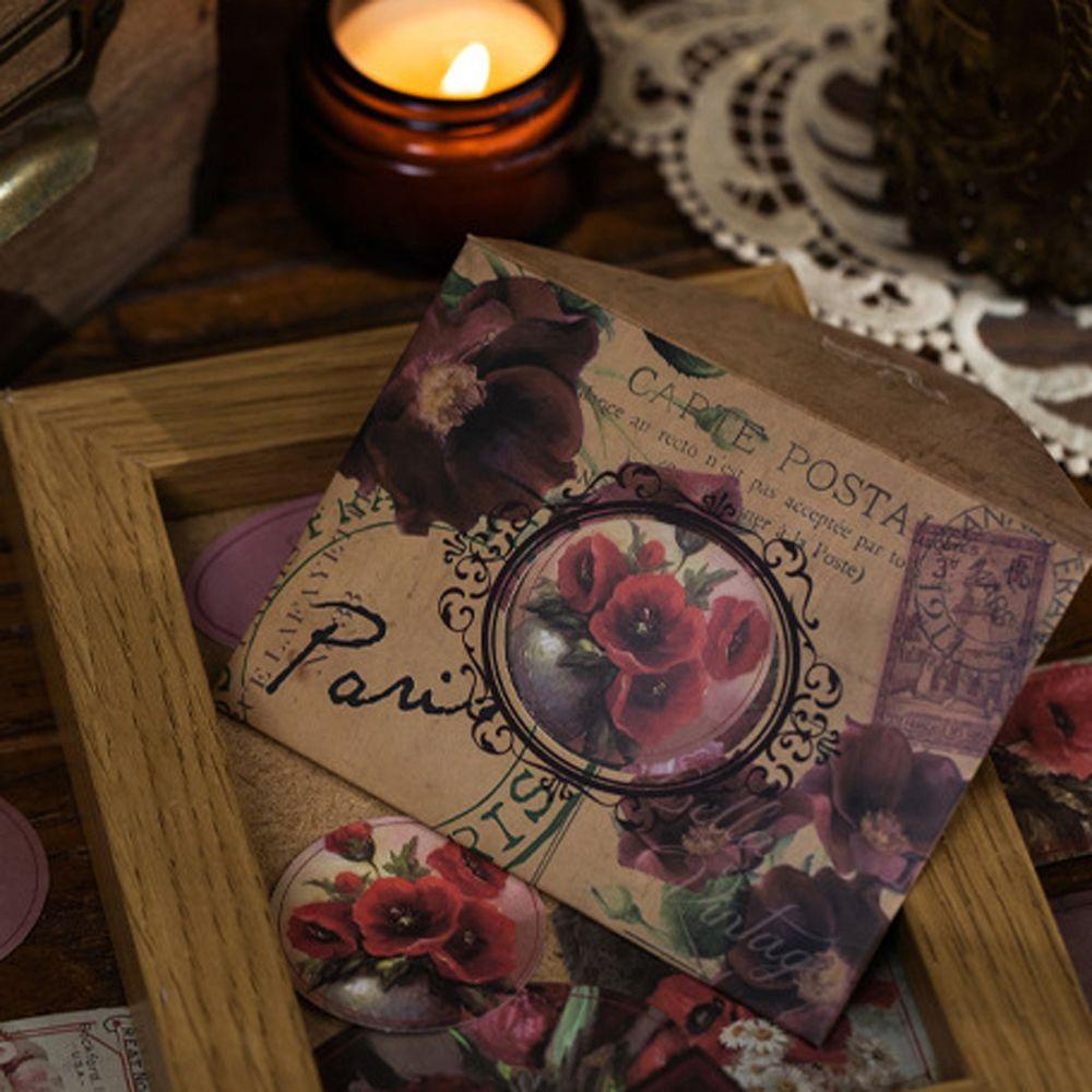 Miếng Dán Trang Trí Sổ Tay / Nhật Ký Phong Cách Retro Độc Đáo DIY