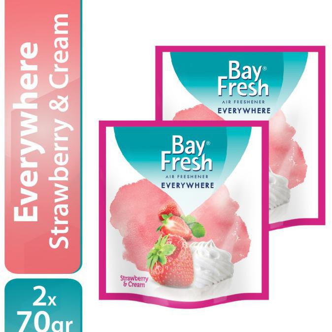 (Hàng Mới Về) Set 2 Kem Dưỡng Da Chiết Xuất Dâu Tây Và Bayfresh 70gr