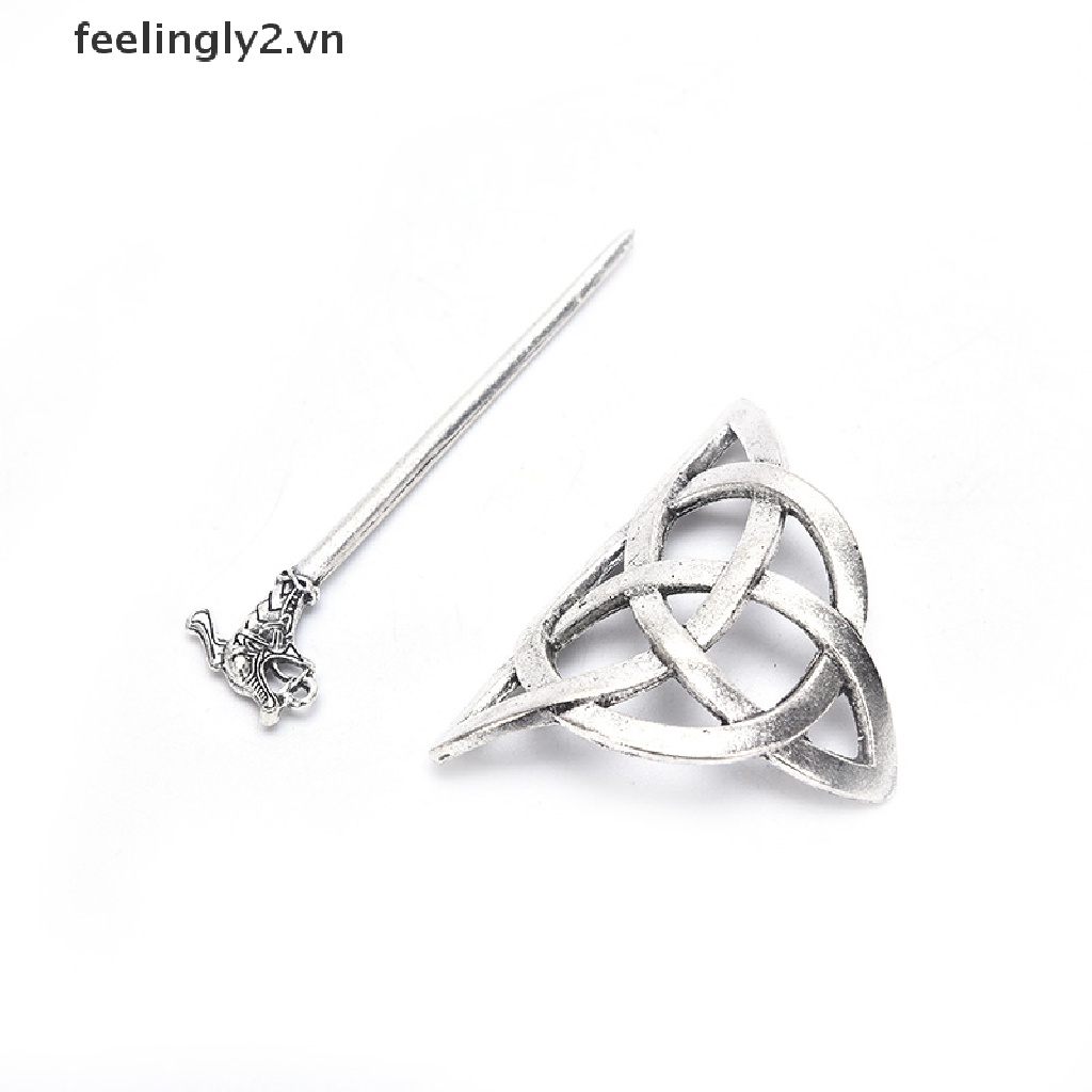 Kẹp Tóc Phong Cách Viking Cổ Điển Cho Nữ