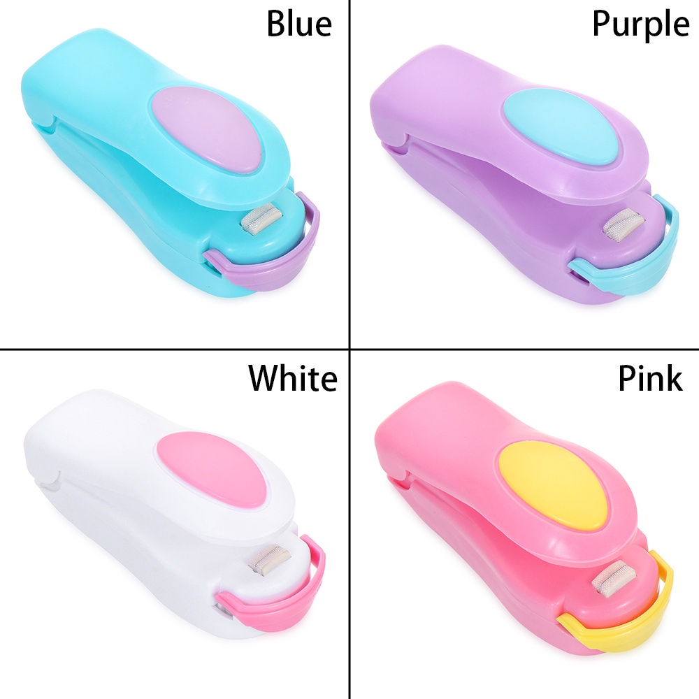 Kẹp Niêm Phong Túi Thực Phẩm Mini Bằng Nhựa Màu Sắc Ngọt Ngào